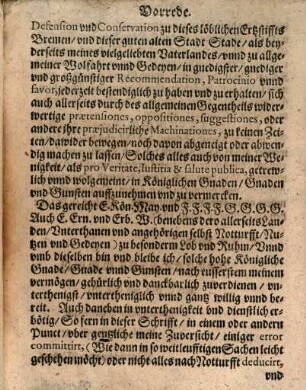 Gegenbericht auff die zu Hamburg 1620 außgangene ... Ausführung und Erklärung ... für die gemeine Freyheit der Commercien und der Schiffarth uff dem Freyen Elbstromb ...