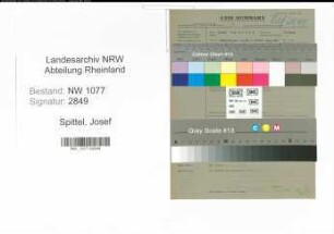 Entnazifizierung Josef Spittel , geb. 00.00.0000 (Polizist)
