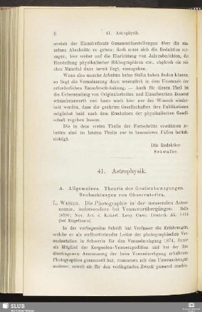 41. Astrophysik