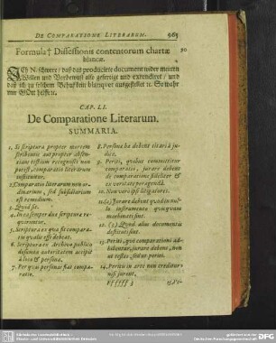 Cap. LI. De Comparatione Literarum