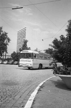 Stadtrundfahrten des Verkehrsvereins.