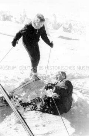 Skifahren in der DDR-Wintersportregion Hala Szrenicka im Polnischen Riesengebirge