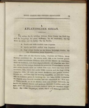 I. Atlantischer Ozean