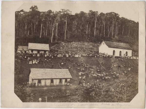 Inauguration de l'église protestante de St. Leopoldina