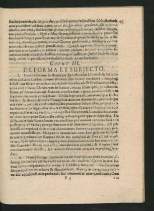 Caput III. De Forma Et Subjecto.
