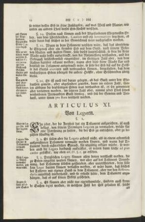 Articulus XI.