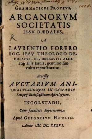 Grammaticus Proteus