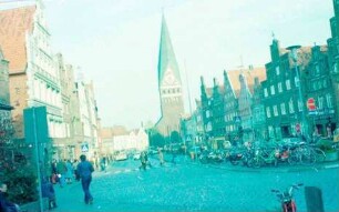 Lüneburg: Am Sande, mit St. Johanniskirche