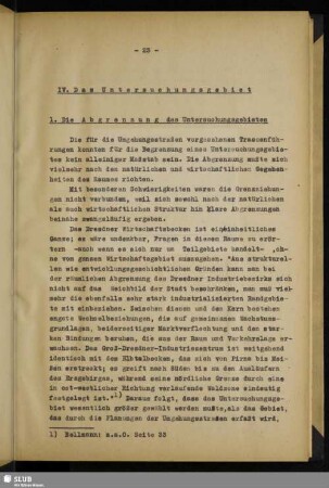 IV. Das Untersuchungsgebiet