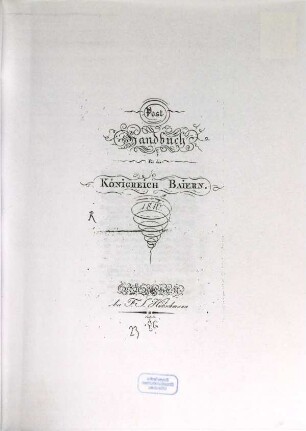 Post-Handbuch für das Königreich Baiern. 1810