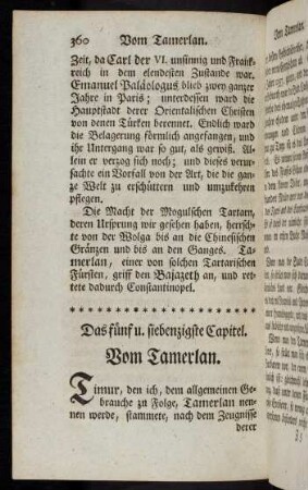 360, Das LXXV. Capitel. Vom Tamerlan.