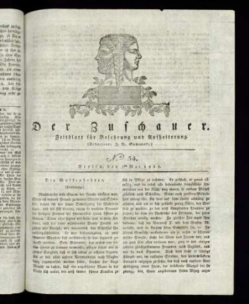 No. 54 - 5. Mai 1821