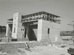 Baustelle Schleuse Besigheim/Neckar