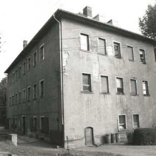 Oberlungwitz, Hofer Straße 197. Städtisches Pflegeheim (2. H. 19. Jh.). Hofansicht (Teilansicht)