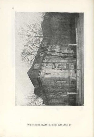 Wohnhaus Matthäikirchstrasse 31