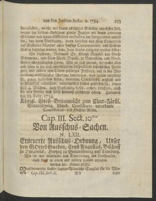Sect. 10ma Von Ausschus-Sachen