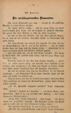 152. Kapitel. Die verhängnisvollen Diamanten.