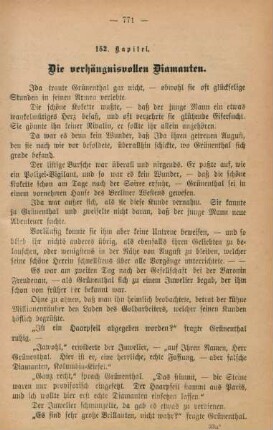 152. Kapitel. Die verhängnisvollen Diamanten.