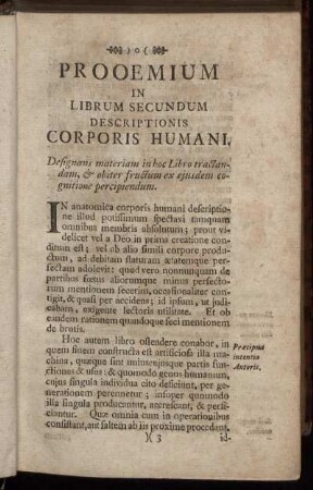 Prooemium ... Descriptionis Corporis Humani.
