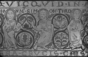 Tragaltar des heiligen Gregorius — Deckel mit Apostel, Kölner Bischöfe, Heilige und verschiedene Szenen aus dem Neuen Testament — Die zwölf Apostel — Apostel Simon