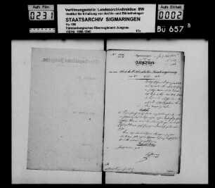 Verzeichnisse der Reservisten 1833-1835, Allgemeines