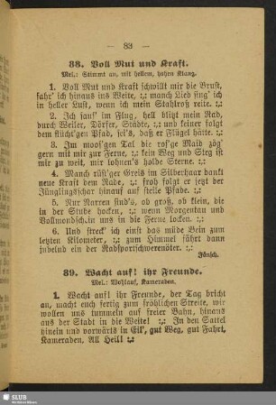 88. Voll Mut und Kraft