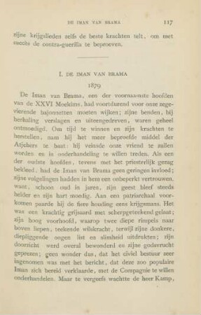 I. De Iman van Brama. 1879