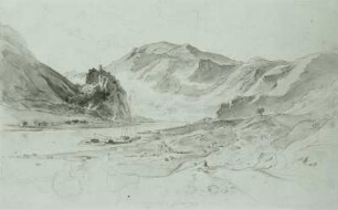 Elbtal mit der Burgruine Schreckenstein