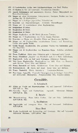 Gemälde (Nr. 897-1024)