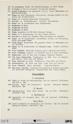 Gemälde (Nr. 897-1024)
