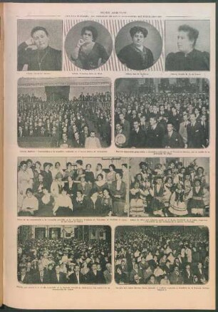 Encuesta femenina. - Las firmantes de las contestaciones que publicamos hoy [Fotografías]