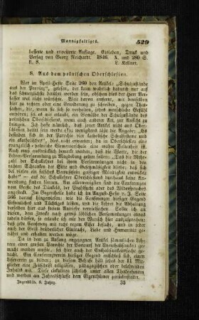 Aus dem polnischen Oberschlesien