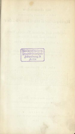 1,2: Die Heilquellen und Kurbäder Italien's, vollständig in ihren historischen, topographischen, physisch-chemischen und therapeutischen Beziehungen