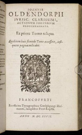 Ex priote Tomo reliqua. Quid item secundo Tomo accesserit, insequens pagina indicabit.