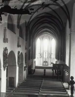Wurzen, Dom Sankt Marien : Wurzen. Dom Sankt Marien. Inneres nach Osten