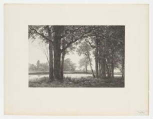 Souvenir de Sologne, Blatt 54 der Folge "Le paysage au fusain"