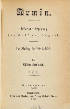 Neue Erzählungen für Volk und Jugend, 9