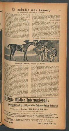 El caballo más famoso : La maravillosa historia de "Eclipse"