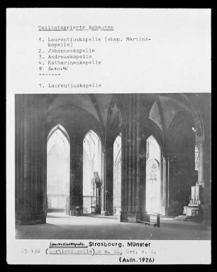 Münster & Notre-Dame — Laurentiuskapelle