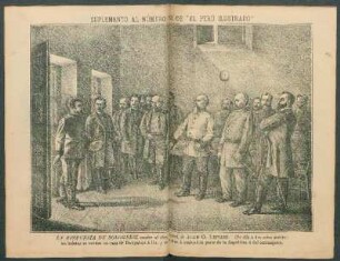 La respuesta de Bolognesi. : [Suplemento al número 248 de "El Perú Ilustrado"] Cuadro al óleo, del original, de Juan O. Lepiani.