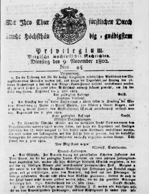 Bergische wöchentliche Nachrichten