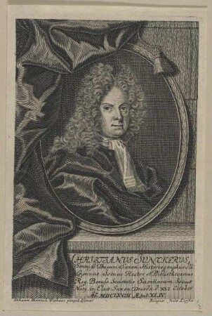 Bildnis des Christianus Junckerus