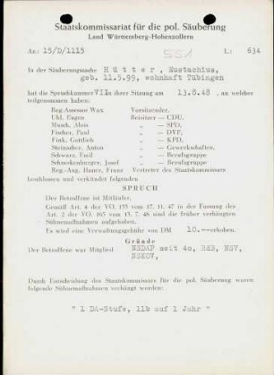 Hütter, Eustachius