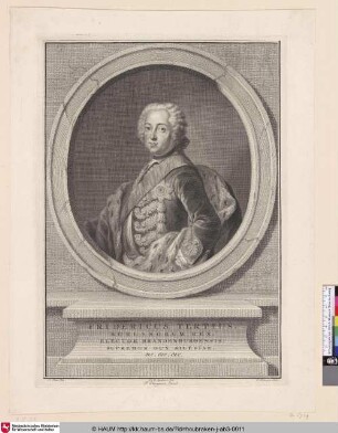 Freidericus Tertius [Friedrich I., Preußen König]