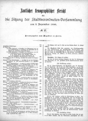 No 37, 2. Dezember 1886