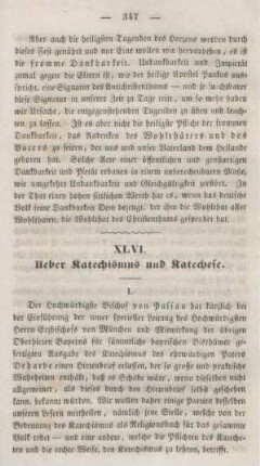 347-371 Ueber Katechismus und Katechese