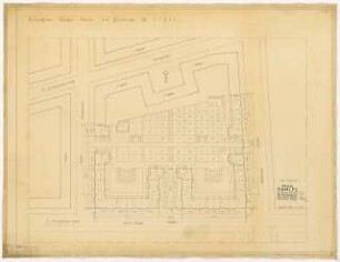 Wohnhausbebauung Betckestraße, Wörther Straße, Götelstraße, Berlin-Spandau: Lageplan 1:500
