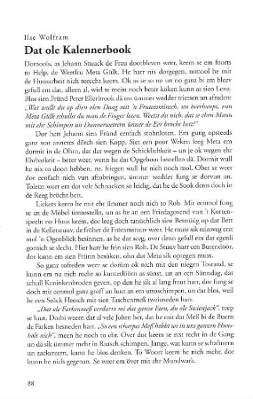 Dat ole Kalennerbook