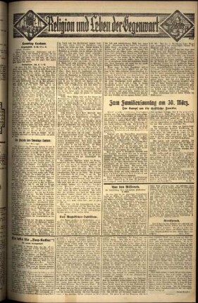 Vierte Ausgabe vom Sonntag, den 30. März 1930.