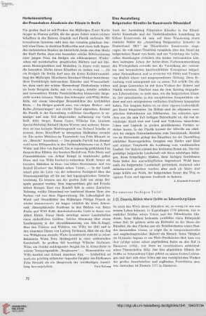 57: Herbstausstellung der Preussischen Akademie der Künste in Berlin